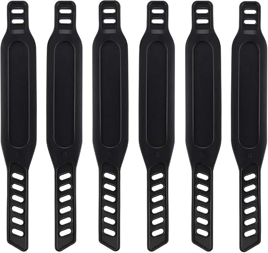Exercise Bike Pedal Straps, Heavy Duty Adjustable Length Universal Pedal Strap Fits Most Bike Pedals Exercise Bike Bicycle Cycle for Home or Gym