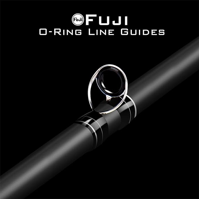 KastKing Perigee II Spinning & Casting Fishing Rods, Fuji O-Ring Line Guides, 24 Ton Carbon Fiber Casting and Spinning Rods - Two Pieces,Twin-Tip Rods