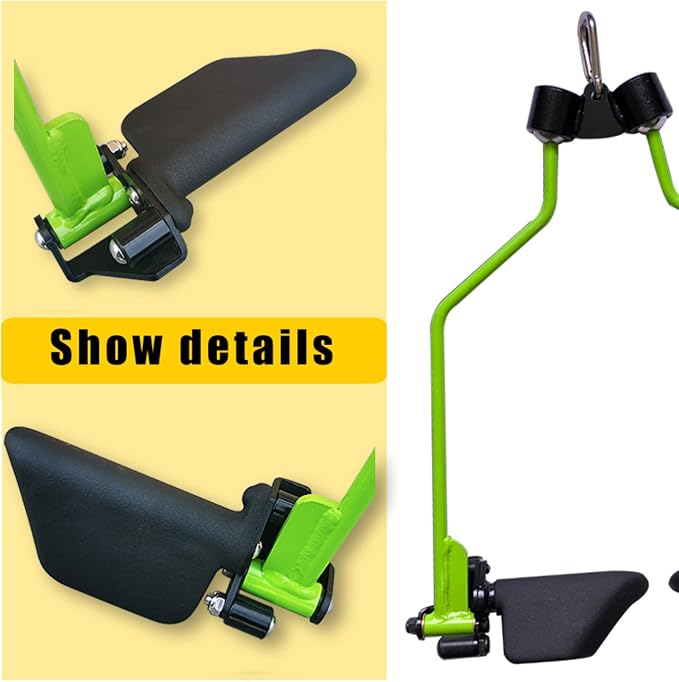 Adjustable Lat Pull down Bar, Cable Machine Attachments for Gym, Home Gym Fitness T-bar Row Pulldown Attachments, Lat Pull Down Machine Wide Grip Neutral Grip Handle
