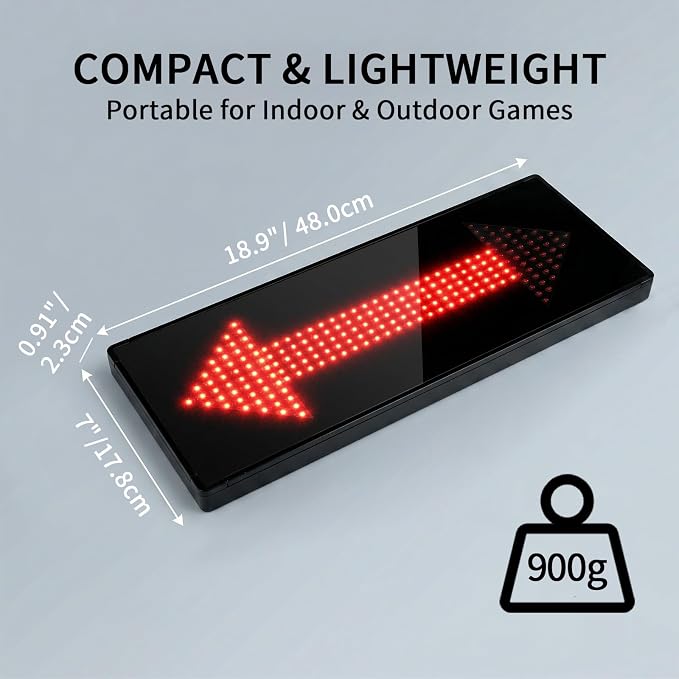 LED Basketball Possession Indicator, Electronic Possession Arrow | Bright large display, easy to use, plug-in & rechargeable, durable build, for school leagues, tournaments, coaches, referees