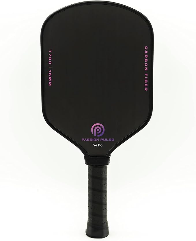Pickleball Paddles 2026,Carbon Fiber Pickleball Paddle,16mm T700 High Grit & Spin, Professional Pickle Ball Paddles Set Designed for Ultimate Spin & Consistency