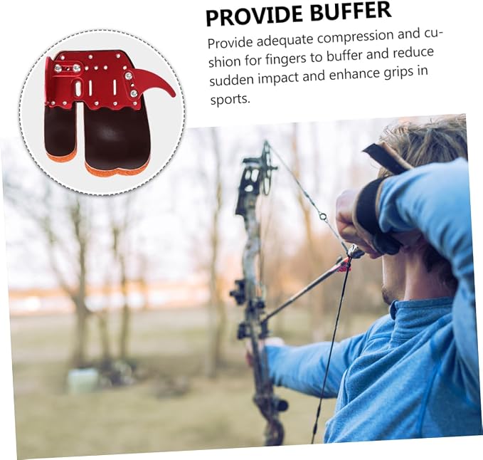 Abaodam Archery Finger Sleeve Durable Protective Gear for Sports Lightweight Breathable Design Finger Guard for