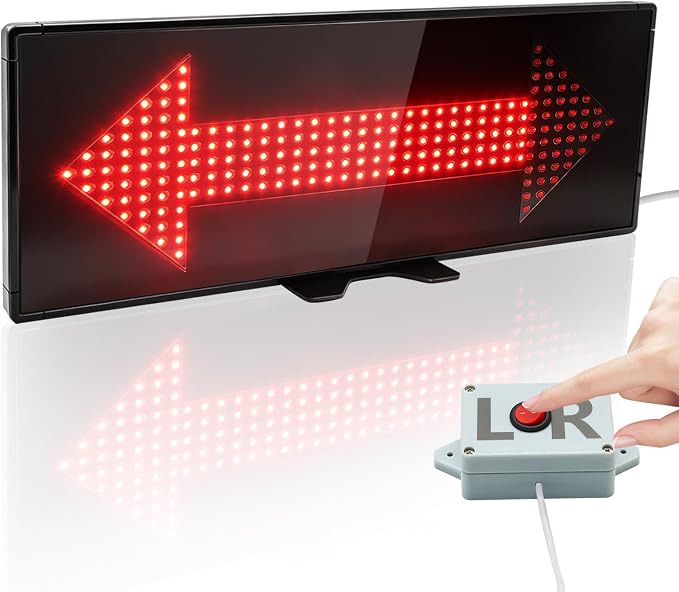 LED Basketball Possession Indicator, Electronic Possession Arrow | Bright large display, easy to use, plug-in & rechargeable, durable build, for school leagues, tournaments, coaches, referees