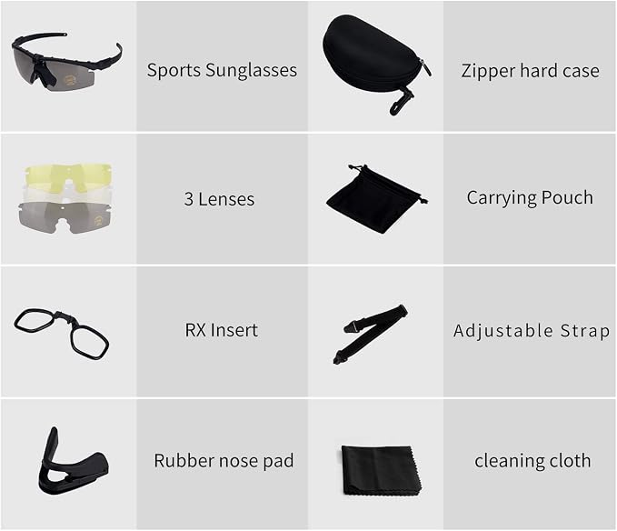 Sports Goggles Anti Fog Glasses 2 Sets