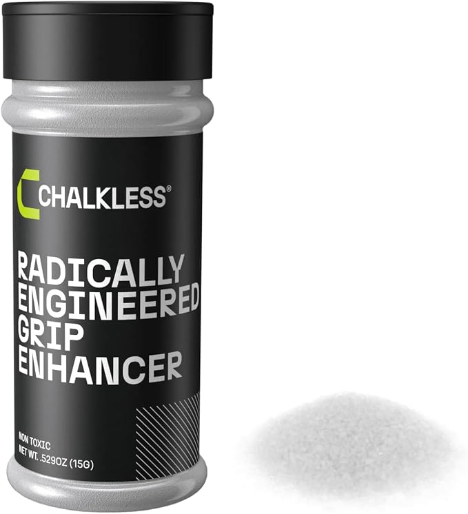 Chalkless Grip Enhancer - Premium Liquid Chalk Alternative & Less Mess Hand Chalk for Weightlifting, Powerlifting, Yoga, Gaming, Climbing, and More, Non-Toxic Long-Lasting & Reliable