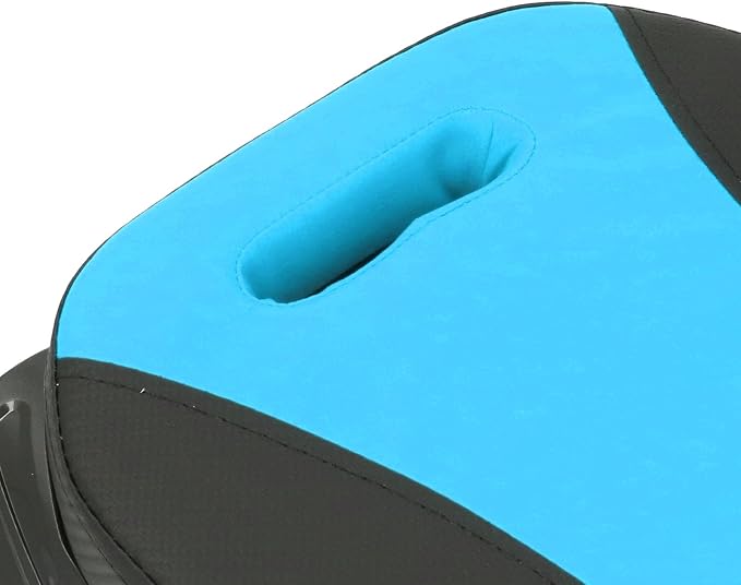 Wheel, Foldable Dual Handle Auto-Rebound Abdominal Wheel for Core Workout, Home Gym Equipment for Men and Women, Black Blue