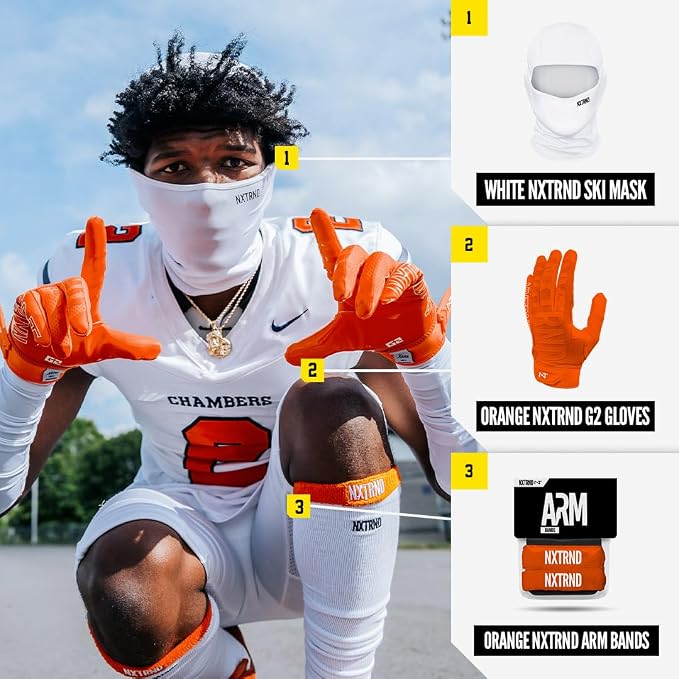 Nxtrnd G2 Pro Football Gloves, Men's Ultra Sticky Elite Receiver Gloves