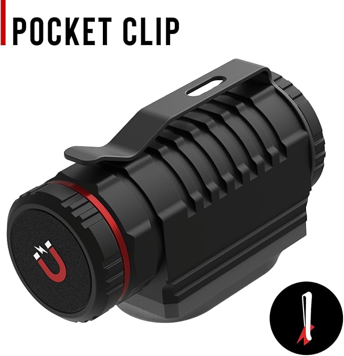 Coast WPH20R 2000 Lumen IP67 Waterproof USB-C Rechargeable+ Headlamp with SPOT and Flood Beams, Pocket and Hat Clip, 6 Lightmodes