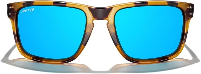 MERRY'S Polarized Square Sunglasses for Sports Driving Fishing Glasses UV400 Protection S3166