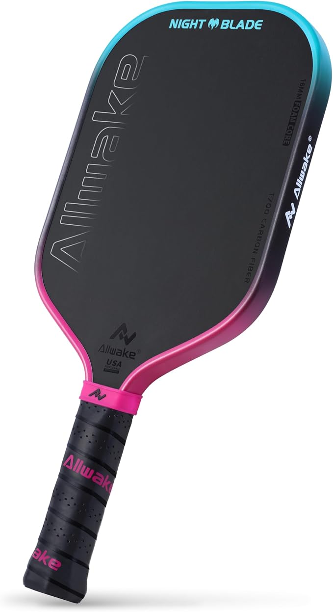 Professional Pickleball Paddles - T700 Raw Carbon Fiber with Foam Injected Edges for Expanded Sweet Spot - Control & Power Paddle for All-Level Players ﻿ ﻿
