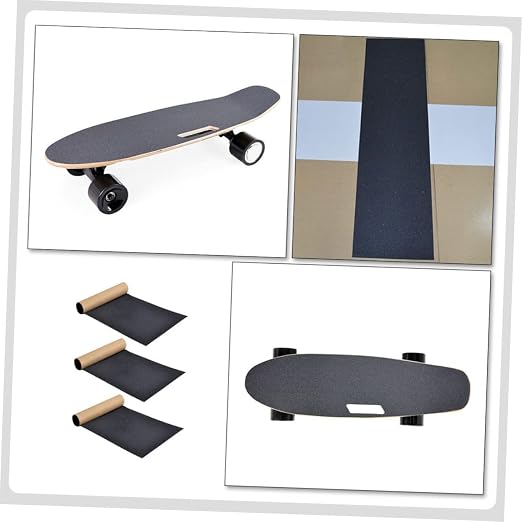 3Pcs Grip Tape for Skateboards Wear Resistant Sandpaper Convenient Skateboard Parts Non Slip Surface for Enhanced Safety and Protection