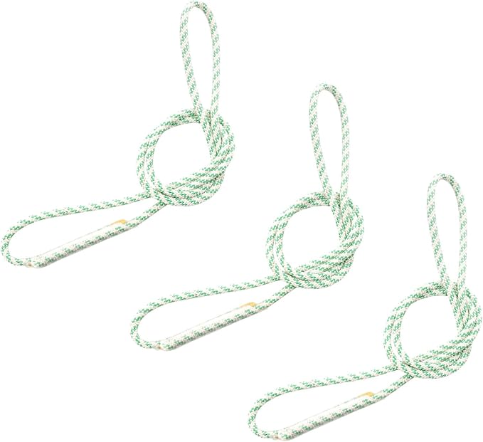 1/4 Inch Pre-Sewn Prusik Loop 24 Inch, Premium Aramid Nylon Hybrid Cord 12kN, Superior Heat Abrasion Resistant Rope Loop for Arborist Rescue Outdoor Rigging