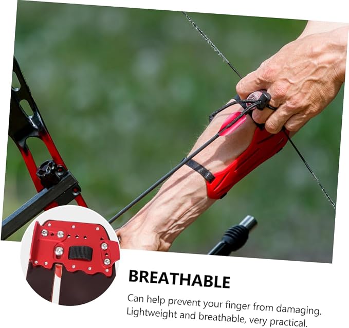 VICASKY Finger Protective Cover for Archery Sports Durable Finger Guard Sleeve for Hunting Lightweight