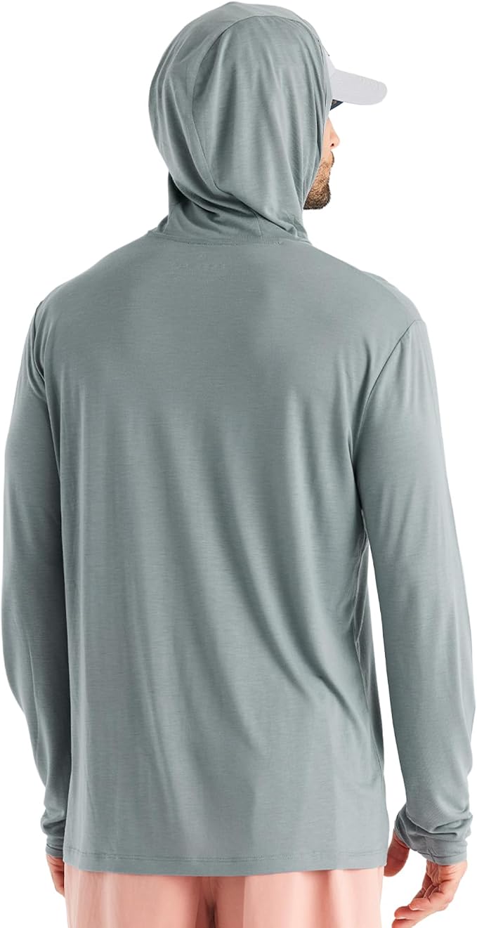 Free Fly Men's Lightweight Hoodie - UPF 20+ Sun Protection Hoodie for Men - Breathable Long Sleeve Sun Shirt for Fishing
