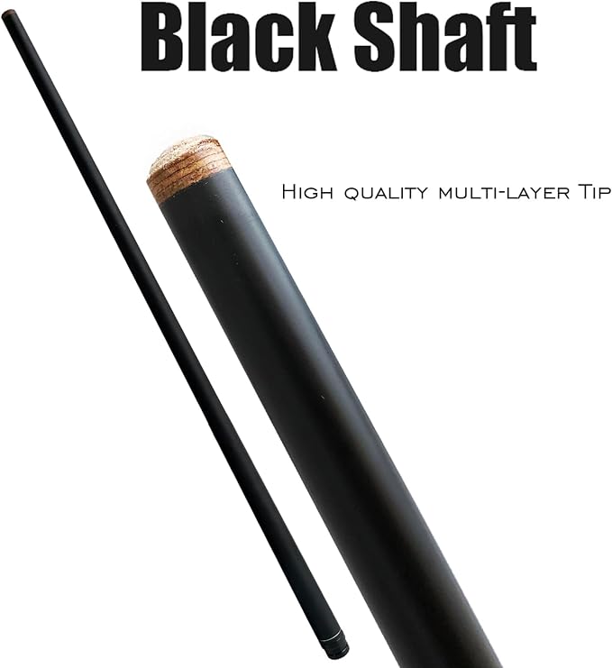 Tai ba cues Pool cue Stick, 13mm Multilayer Leather Tip, 58", Linen Wrap, Hardwood Canadian Maple Professional Billiard Pool Cue Stick 19-21 Oz (Selectable)