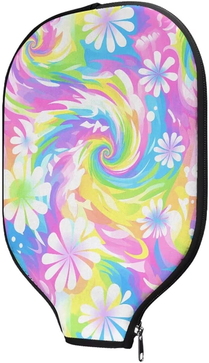 Blue Camo Corgi Pattern Print Pickleball Paddle Covers Only Paddles Holder Sleeve Fits Most Rackets