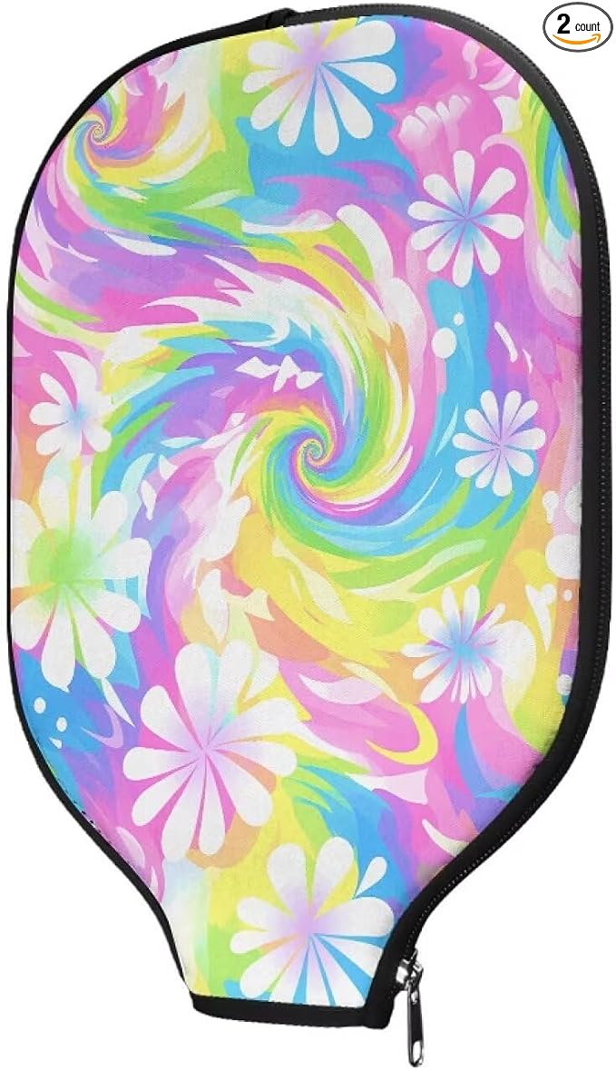 Blue Camo Corgi Pattern Print Pickleball Paddle Covers Only Paddles Holder Sleeve Fits Most Rackets
