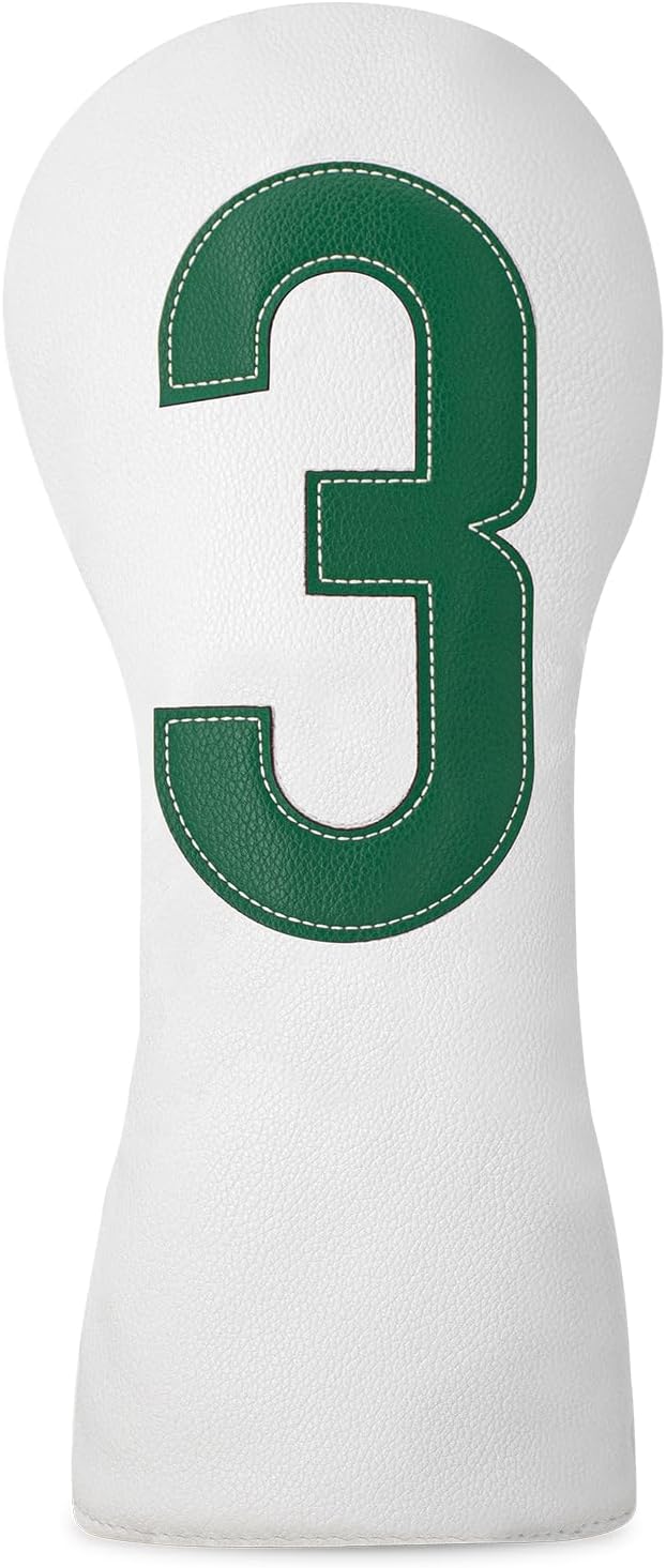 Premium Golf Head Covers - Golf Driver Head Covers, Protects Against Scratches and Damage, Specifically Designed for Fairway Woods.