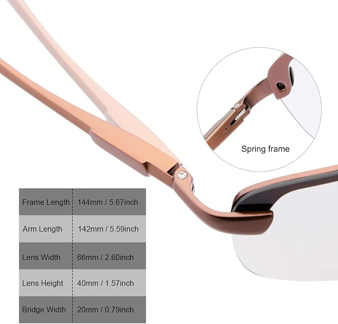 Polarized Photochromic Sunglasses for Men - UV Protection and Lightweight Sun Glasses for Driving Fishing