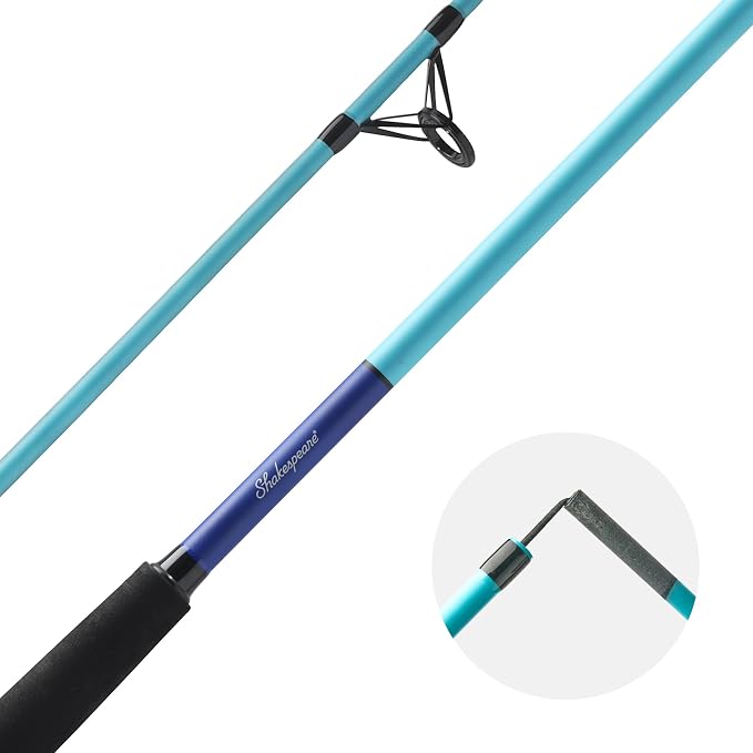 Shakespeare Catch More Fish Spinning Reel and Fishing Rod Combo with Kit