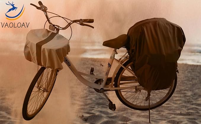 70L Bike Pannier Rain Cover Pannier Rain Cover with Reflective Strip Bike Trunk Rain Cover Red