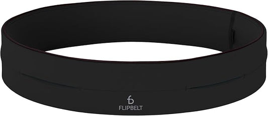 FlipBelt Classic Running Belt, Belt Bag & Fanny Pack for Men and Women - Phone Holder, Waist Pack, Running Accessories, Belt Pouch, Money Belt, USA Running Company