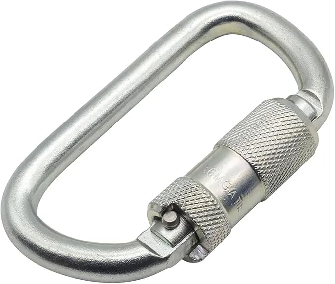 Heavy Duty Auto Locking Carabiner 30KN(6500LBS) UIAA Certified Climbing Carabiners Clips for Rock Climbing, Camping, Rappelling, Hunting, Rescue Equipment