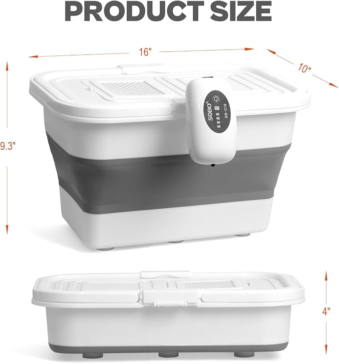 VEYWANE Live Bait or Fish Bucket with Aerator, 14 Quarts Multi-Function Collapsible Fishing Container Box with Rechargeable Air Pump