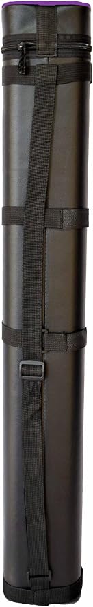 HAN'S DELTA 2x4 Hard Oval Pool Cue Billiard Stick Carrying Case, (Several Colors Available)