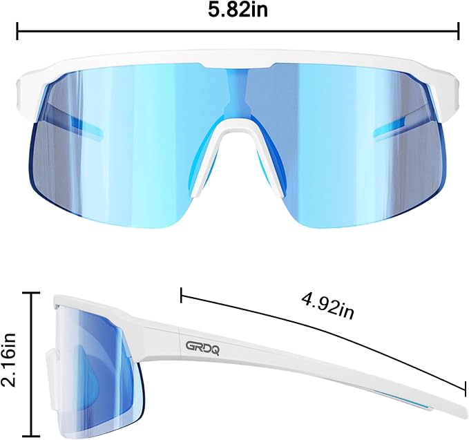 Sunglasses TR90 Frame Anti-Slip Full Coating HD Lens UV400 Protection Cycling Multi-Sport