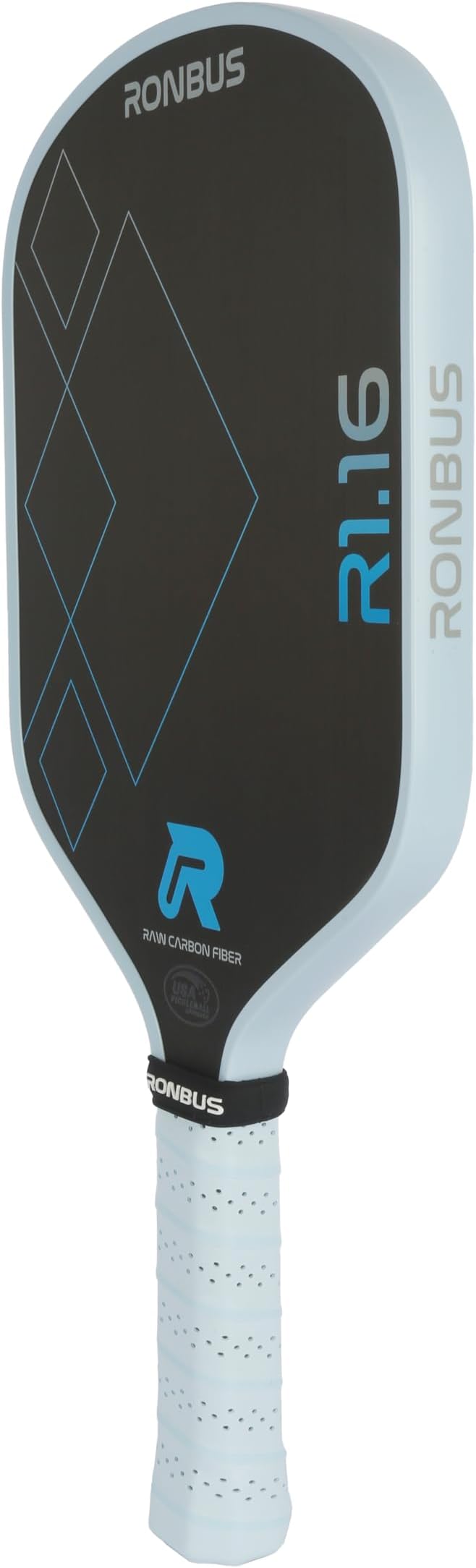 Ronbus R1.16/R2.16/R3.16 Raw Toray T700 Carbon Fiber Pickleball Paddle with 16 mm Polypropylene Honeycomb Core