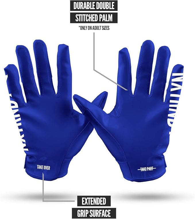 Nxtrnd G1 Pro Men's Football Gloves, Adult Sticky Receiver Gloves