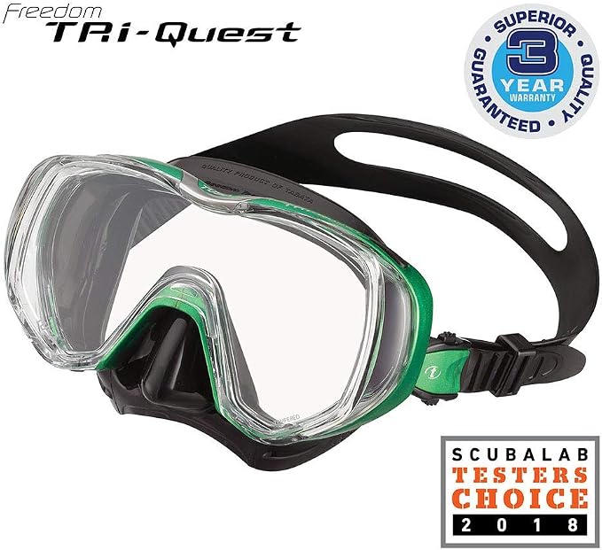 TUSA M-3001 Freedom Tri-Quest Scuba Diving Mask