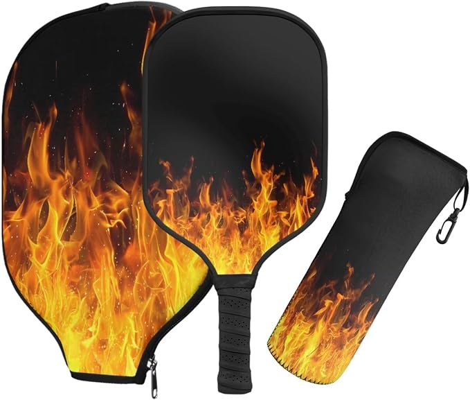 Pickleball Paddles Set 3PCS Pickleball Paddle Case Pickleball Racket Pickleball Bag Ideal for Beginners Gifts