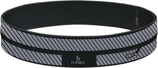 FlipBelt Classic Running Belt, Belt Bag & Fanny Pack for Men and Women - Phone Holder, Waist Pack, Running Accessories, Belt Pouch, Money Belt, USA Running Company