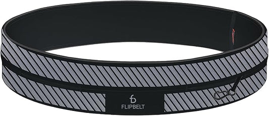 FlipBelt Classic Running Belt, Belt Bag & Fanny Pack for Men and Women - Phone Holder, Waist Pack, Running Accessories, Belt Pouch, Money Belt, USA Running Company