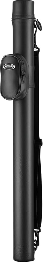 Casemaster Q-Vault Supreme Billiard/Pool Cue Hard Case, Holds 1 Complete 2-Piece Cue (1 Butt/1 Shaft)