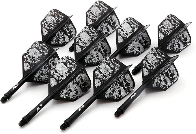 CUESOUL 3 Sets Integrated Dart Shaft and Flights,Dart Shaft Length 21mm/28mm/33mm