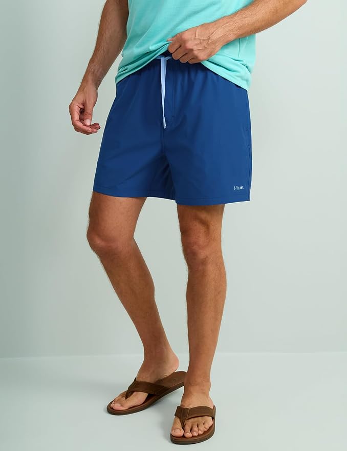 HUK Men's Pursuit Volley Short, Quick-Dry Fishing Shorts for Men
