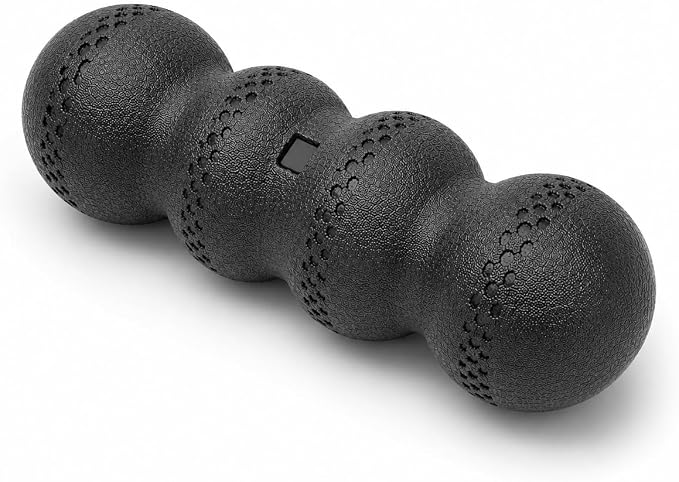 Double Peanut Massage Roller for Deep Tissue Relief, Spinal Alignment Gap, Micro-Perforation Texture, Back, Neck & Leg Recovery