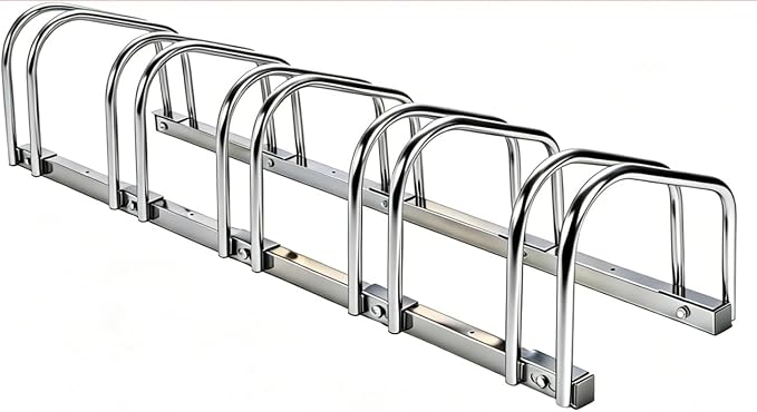 Freestanding Bike Floor Stand, Heavy Duty Bicycle Parking Rack for Garage Home Indoor Outdoor, Bike Storage Organizer Fits 22-28 Inch Wheels & 2.2 Inch Tire Width