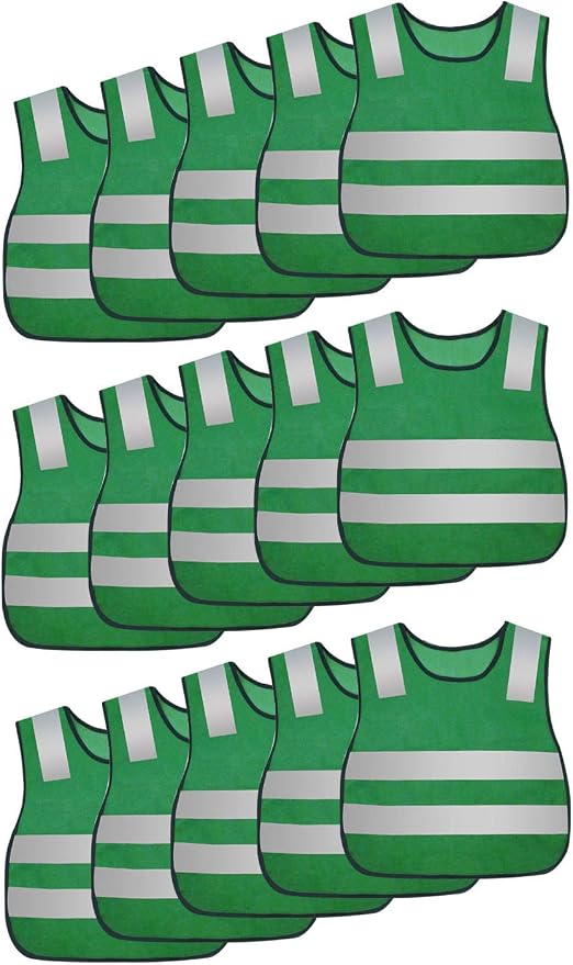 AIEOE Kids High Visibility Safety Vest Reflective Running Lightweight Traffic Walking Breathable Construction Vest