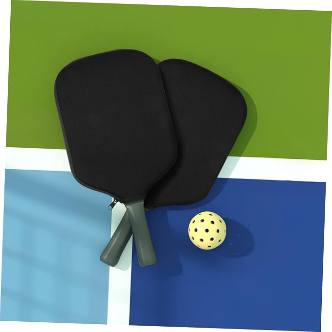 BESPORTBLE 2pcs Pickleball Paddle Covers Racket Case Pouch Beach Tennis Racket Holder Light Compact Storage for Outdoor Sports Pickleball Paddle Bag for Protection