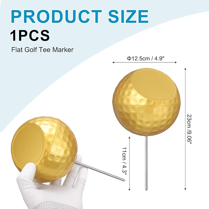 Golf Tee Markers, Plastic Position Ball Markers, Golf Ball Marker-Fitting for (Driving Range Boundary Markings/Area Markings)