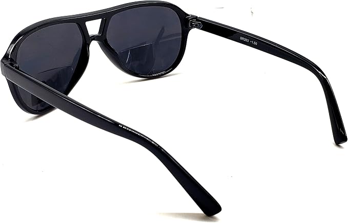 Polarized Bifocal Reading Glasses Blue Light Blocking Readers for Men Women Lightweight Aviator Retro