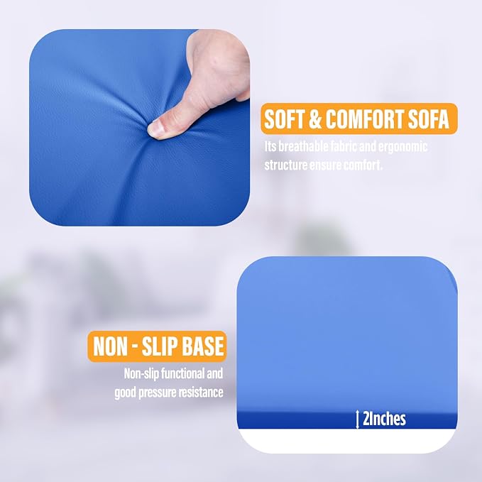 Gymnastics Mats Foldable Tumbling Mats Portable Gymnastics Exercise Mat Thick Gymnastics Tumbling Mats Pad Home Exercise Panel Mat With Carrying Handles