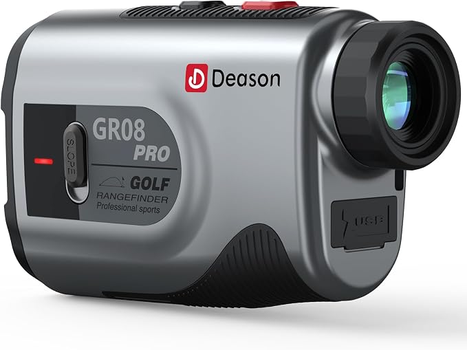 Golf Rangefinder with Slope,7X Magnification Laser Rangefinder, 1300Yards Rechargeable Range Finders Golfing with Flag Lock Vibration,Speed Mode for Hunting Shooting