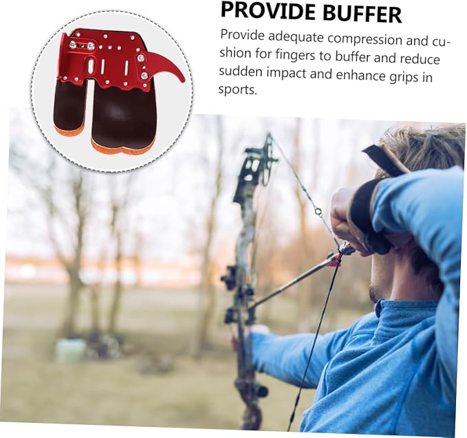 VICASKY Finger Protective Cover for Archery Sports Durable Finger Guard Sleeve for Hunting Lightweight