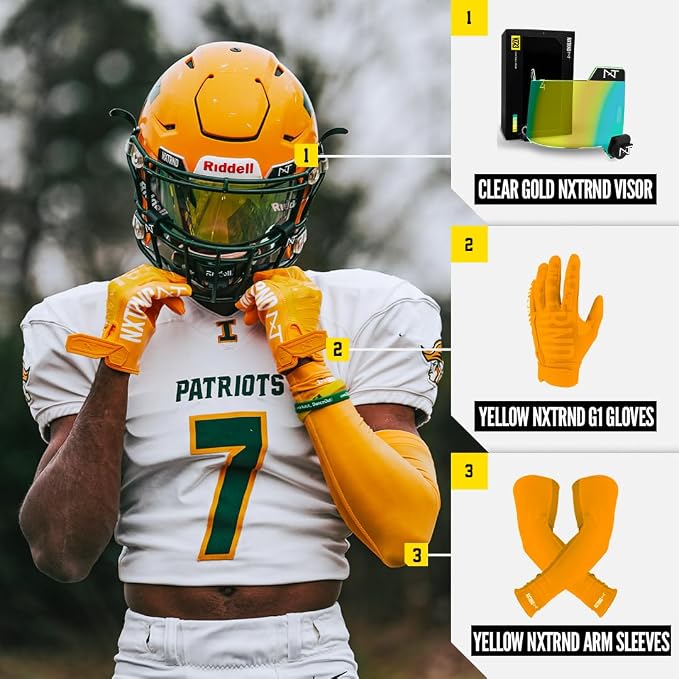 Nxtrnd G1 Pro Men's Football Gloves, Adult Sticky Receiver Gloves