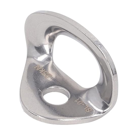 Bolt Hanger,10Pcs Climbing Hanger Lightweight Stainless Steel Rock Climbing Anchors for Cave Exploration Engineering Protection